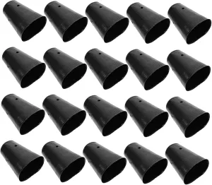 TOYANDONA 100 Pcs Seedling Bag Nursery Grow Bags Nursery Bags Plant Growing Bag Cultivation Planting Plant Grow Bags Horticultural Growth Pouches Vegetable Growing Bags Garden Plastic Black