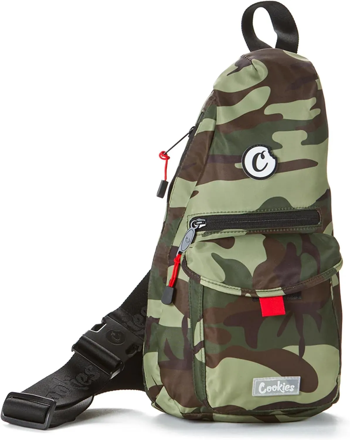 Traveler Smell Proof Sling Bag - Green Camo