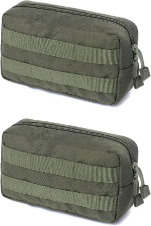 TRIWONDER Molle Pouches Tactical Admin EDC Gear Utility Pouch Waist Bags for Small Tool Horizontal Modular Organization