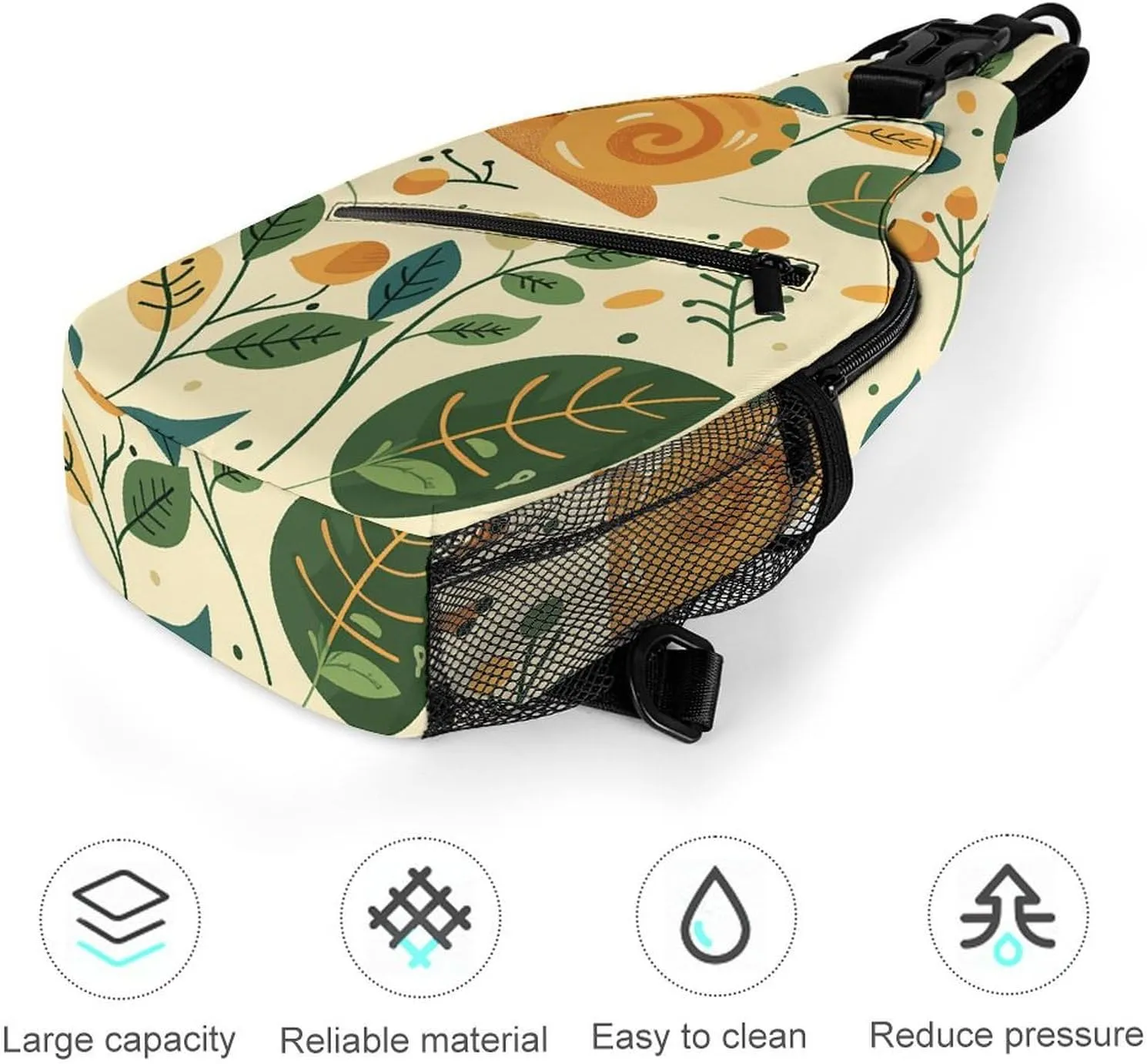 Truck Creative Pattern Sling Bag Crossbody Bags Cross Body Bag Fanny Packs Chest Bags Sling Purses for Travel