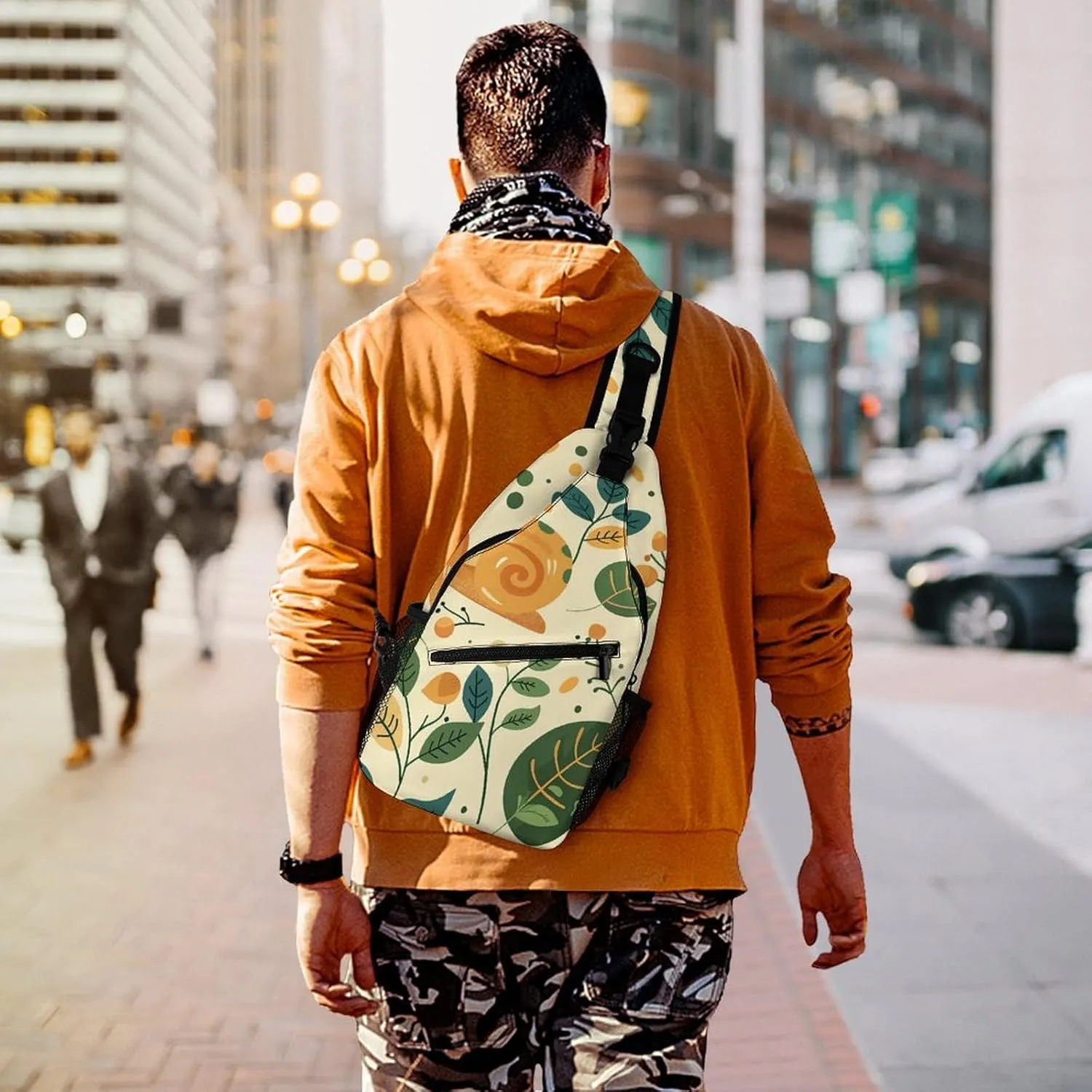 Truck Creative Pattern Sling Bag Crossbody Bags Cross Body Bag Fanny Packs Chest Bags Sling Purses for Travel