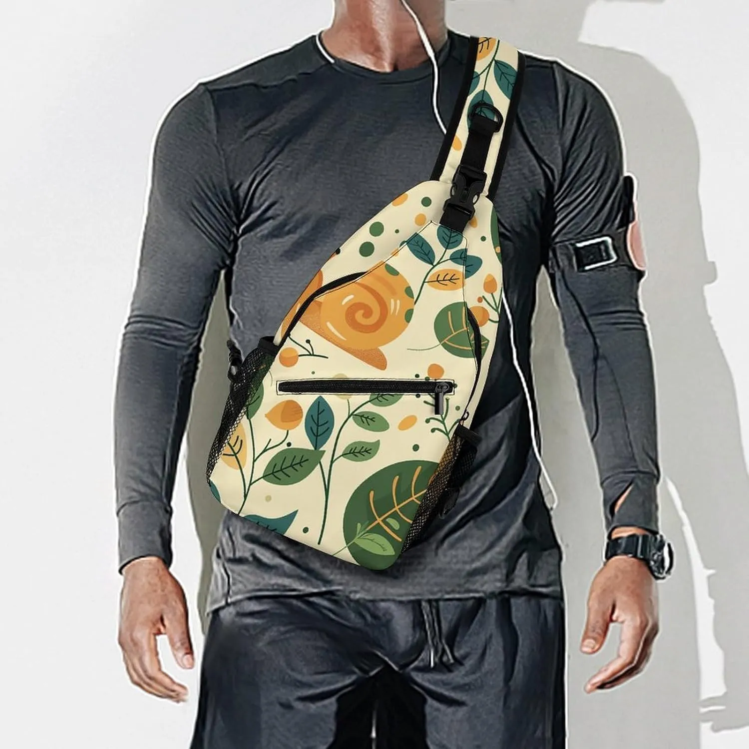 Truck Creative Pattern Sling Bag Crossbody Bags Cross Body Bag Fanny Packs Chest Bags Sling Purses for Travel