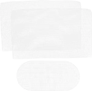 ULDIGI DIY Crochet Crossbody Bag Kit Plastic Canvas Sheets for Bag Making Handbag Base Shaper Mesh Sheets