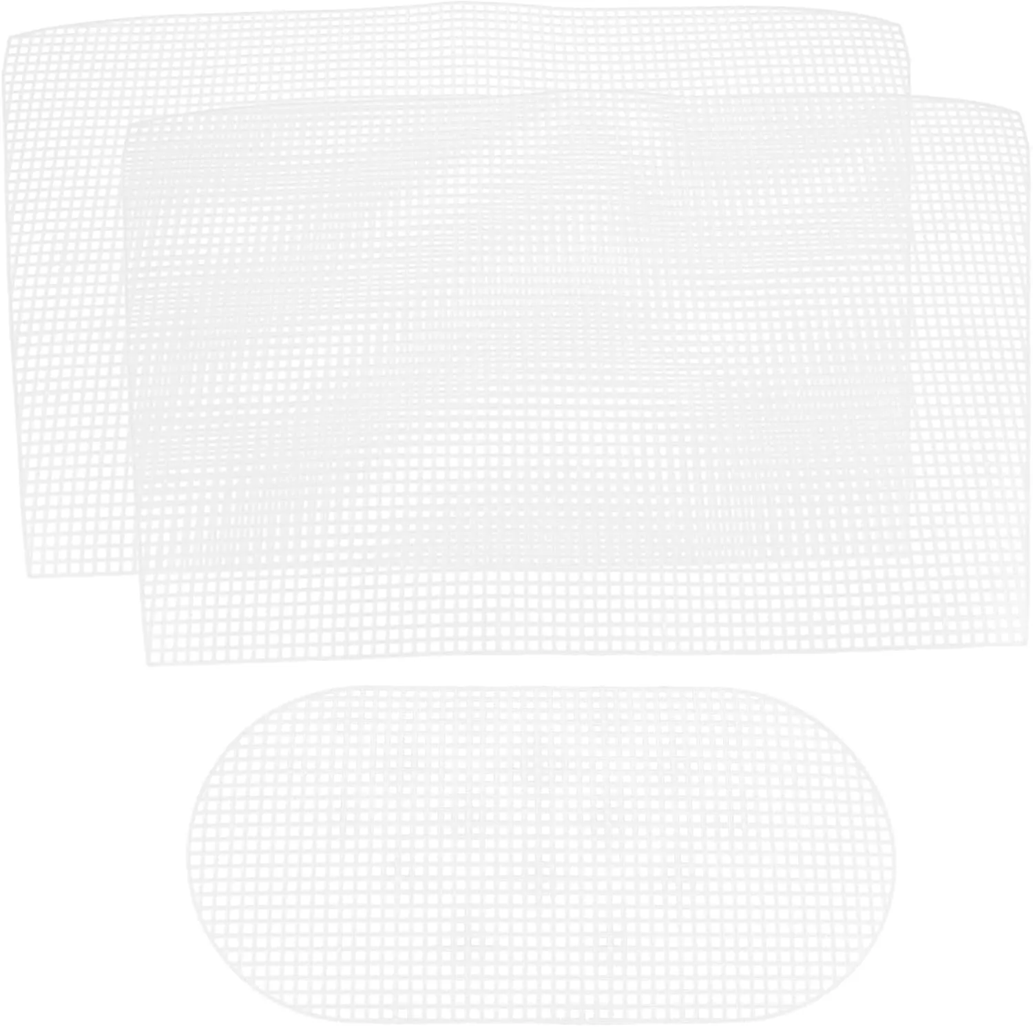 ULDIGI DIY Crochet Crossbody Bag Kit Plastic Canvas Sheets for Bag Making Handbag Base Shaper Mesh Sheets