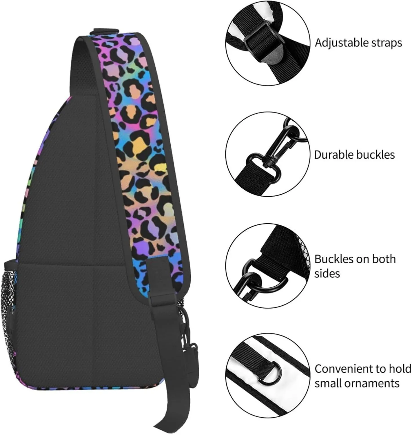 Unisex Sling Bag Crossbody Backpack for Men Women Casual Chest Bag Shoulder Backpack Sport Travel Hiking Daypack