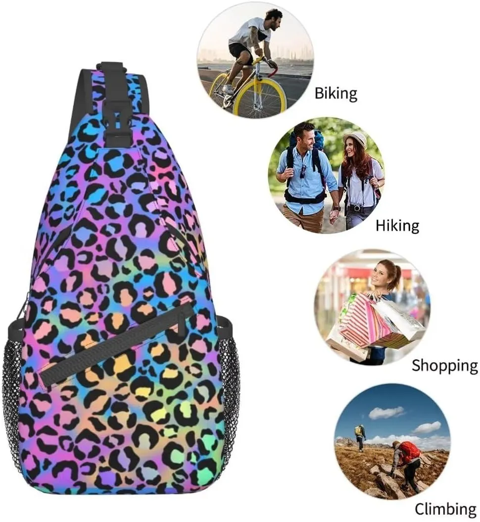 Unisex Sling Bag Crossbody Backpack for Men Women Casual Chest Bag Shoulder Backpack Sport Travel Hiking Daypack