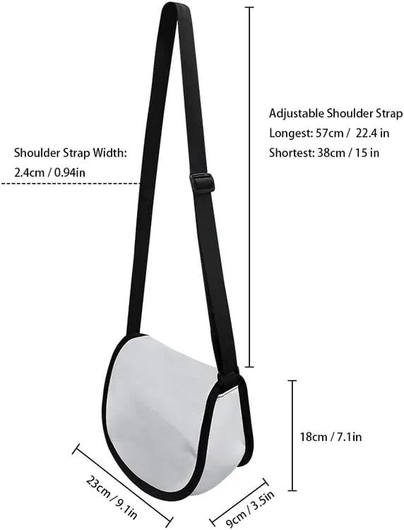 Uskorhein Tiger Horse Paw Jellyfish Crossbody Bags Cell Phone Purse for Women Man Sling Bag Leather Crossbody Sling Purse