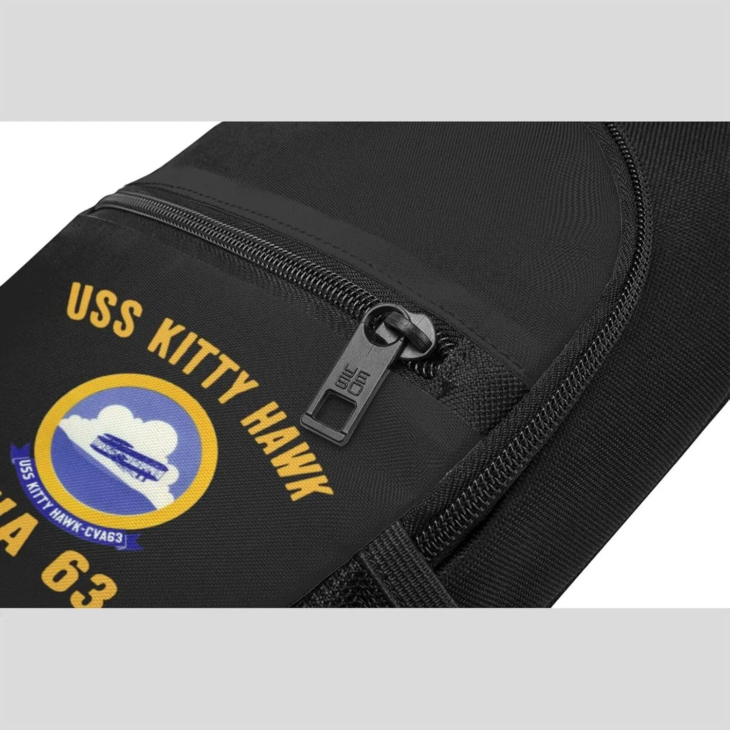 USS Kitty Hawk CVA-63 Sling Bag Crossbody Backpack Shoulder Casual Daypack Bags for Men