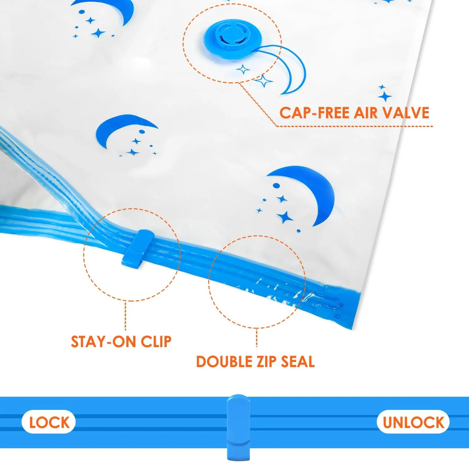 Vacuum Storage Bags with Electric Pump, 12 Pack Combo Size Space Saver Bag for Clothes, Mattress, Blankets, Duvets, Pillows, Comforters, Travel