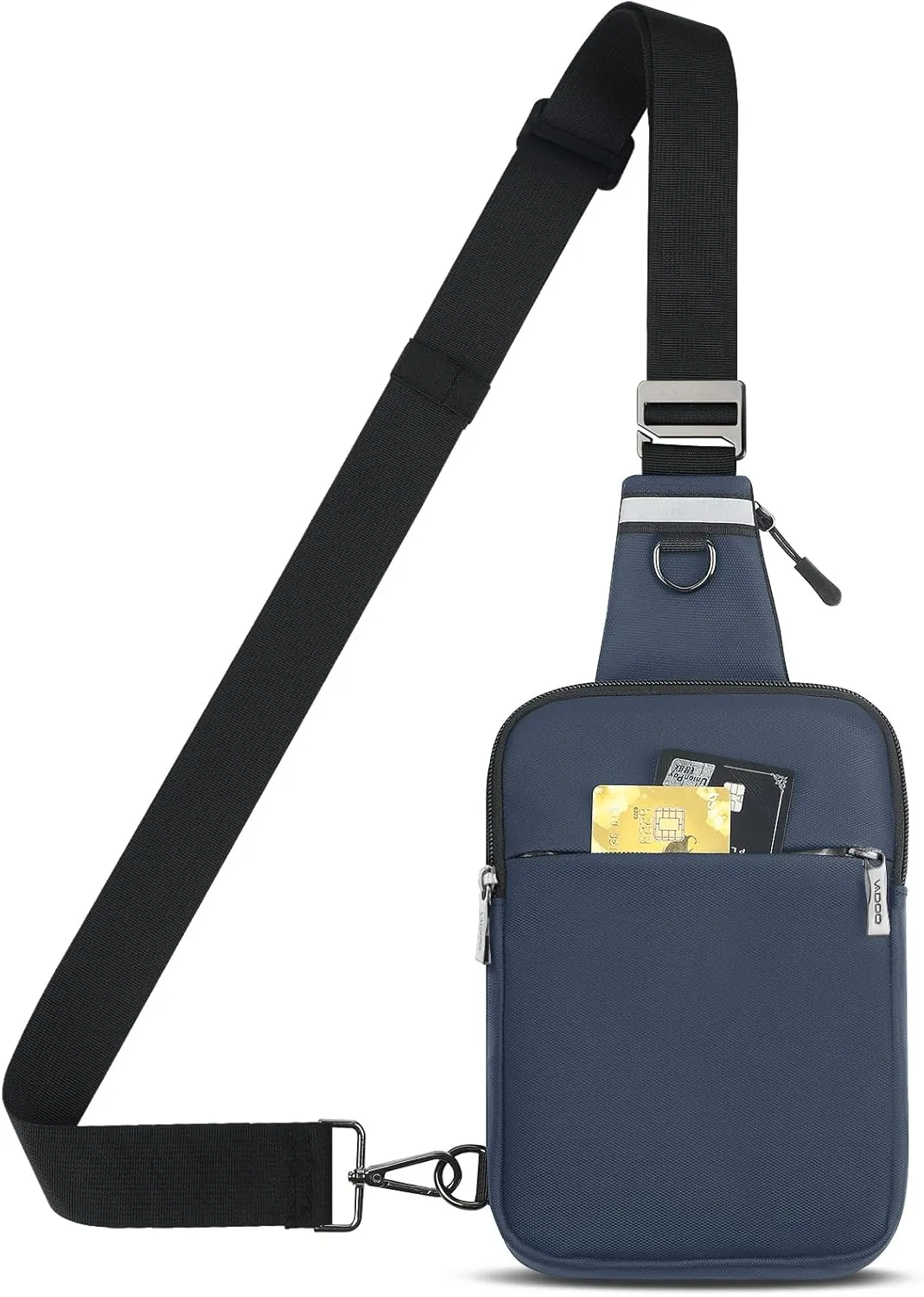 VADOO Sling Bag, Small Crossbody Bag with RFID Blocking for Women and Men, Lightweight Chest Phone Mini Bag for Travel Casual