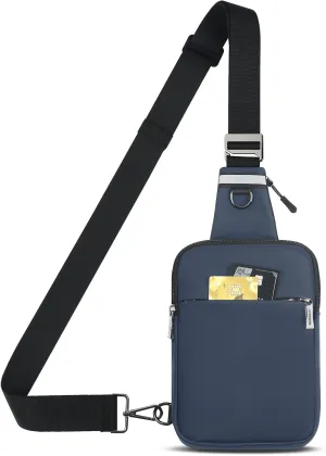 VADOO Sling Bag, Small Crossbody Bag with RFID Blocking for Women and Men, Lightweight Chest Phone Mini Bag for Travel Casual
