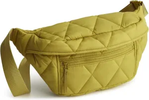 Vera Bradley Women's Featherweight Portnoy Belt Bag, Golden Olive, One Size