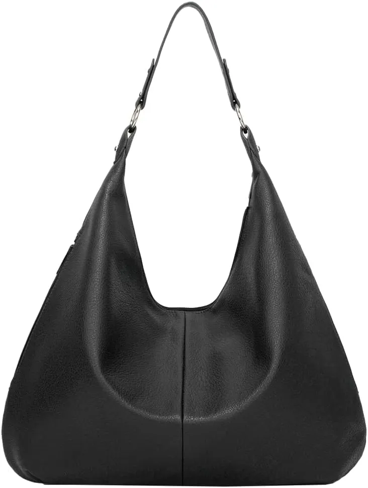 Vintage Hobo Bags for Women Stylish Slouchy Tote Purses for Traveling Vegan Leather Handbag with Large Capacity