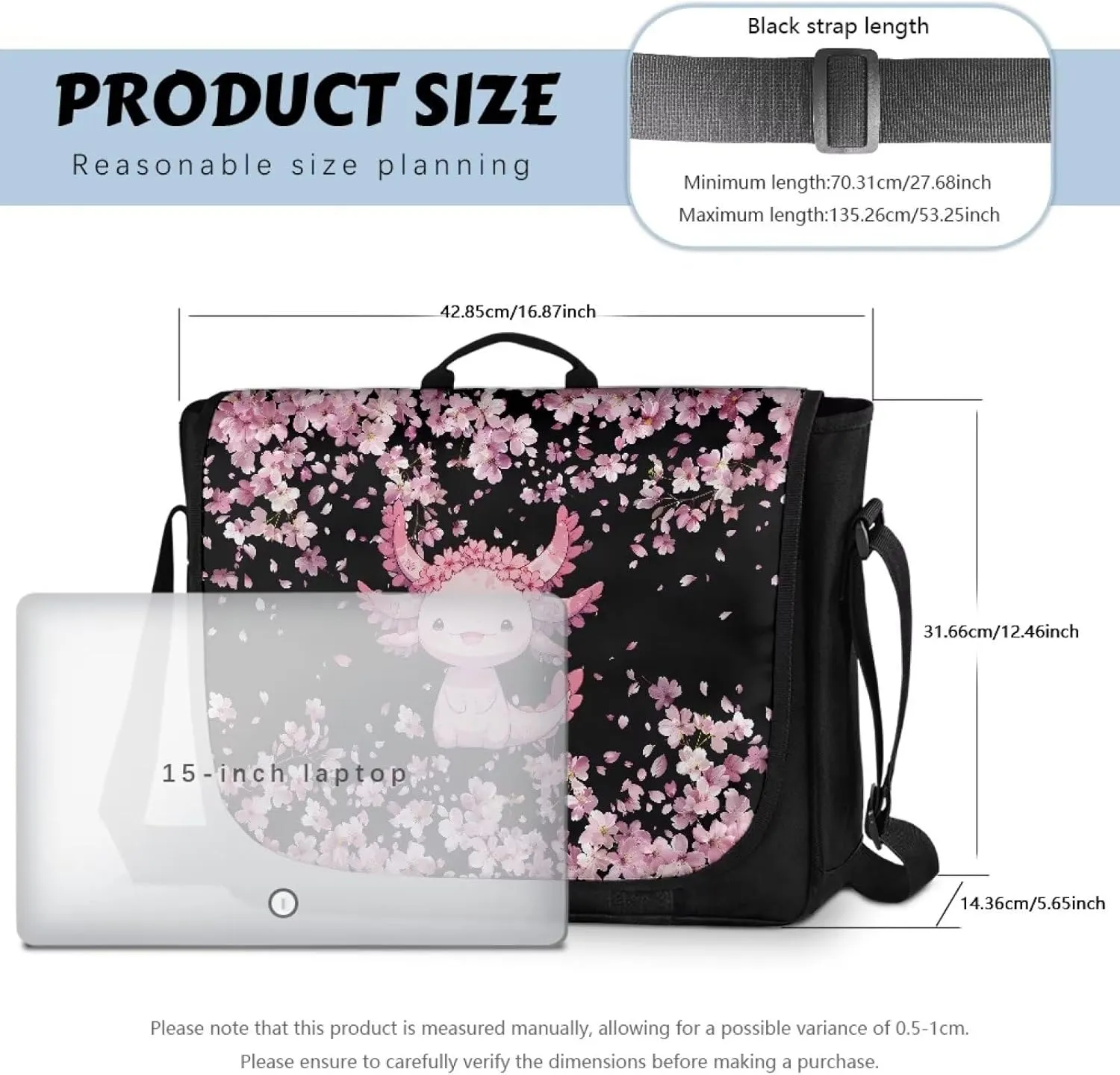 Vintage Women Crossbody Bag Men Flap Messenger Bag with Adjustable Strap Classic Large Satchel for Casual Work
