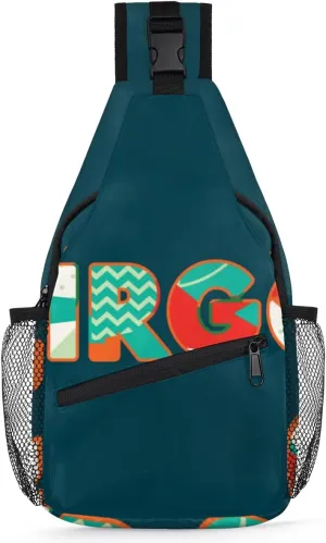 Virgo Sling Bag for Women Men Crossbody Sling Backpack Shoulder Bag Chest Bag Daypack for Travel Hiking Outdoor