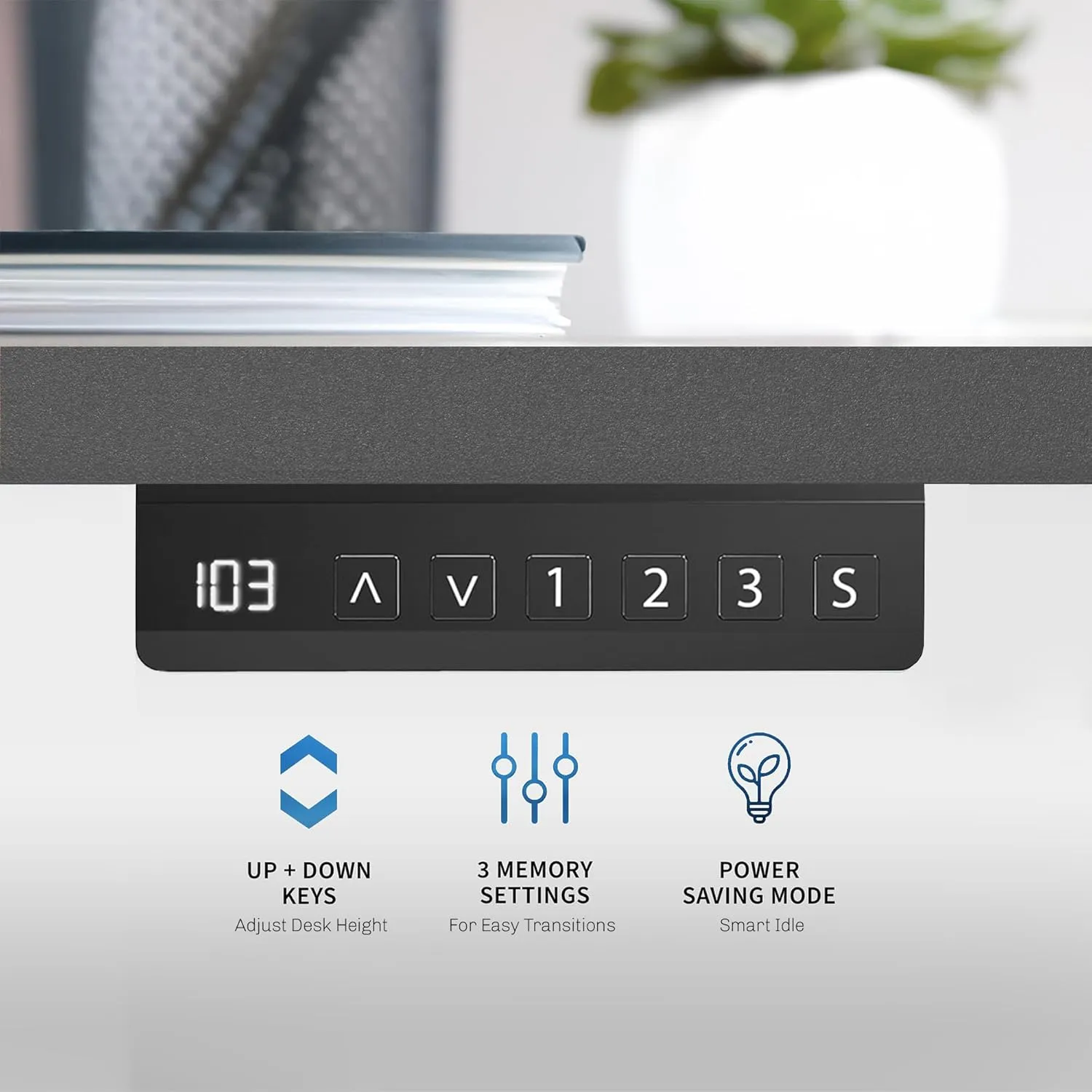 VIVO Heavy Duty Dual Motor Electric Sit Stand Desk Frame, 220 lbs Capacity up to 85" x 43" Tops, Memory Controller Height Adjustable Frame Only, Gray, DESK-E-200G