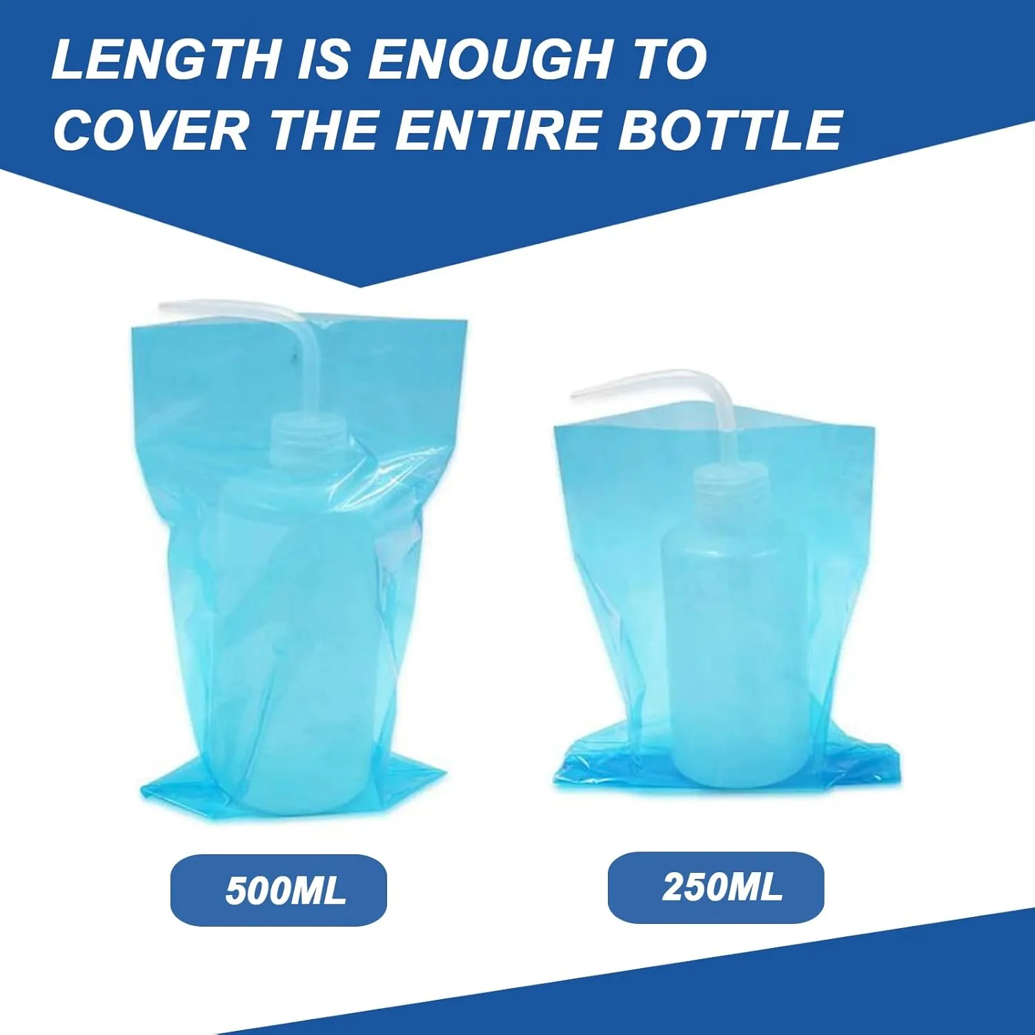 Wash Bottle Bags - Gakonp 250pcs Wash Bottle Covers Squeeze Bottle Bags for Bottles Bags Wash Bottle Covers Squeeze Bottle Sleeves Cleaning Bottle Bags For Tattoo Supplies