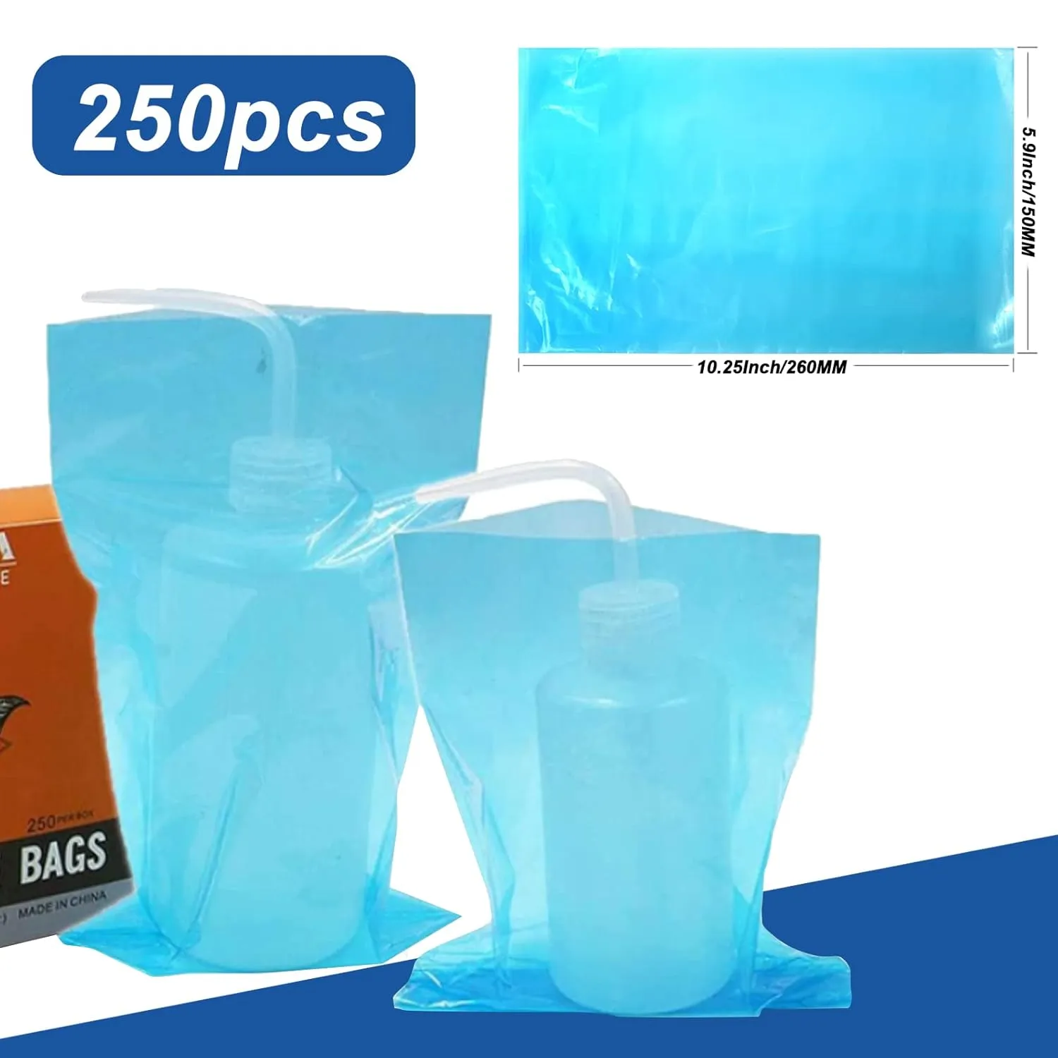 Wash Bottle Bags - Gakonp 250pcs Wash Bottle Covers Squeeze Bottle Bags for Bottles Bags Wash Bottle Covers Squeeze Bottle Sleeves Cleaning Bottle Bags For Tattoo Supplies
