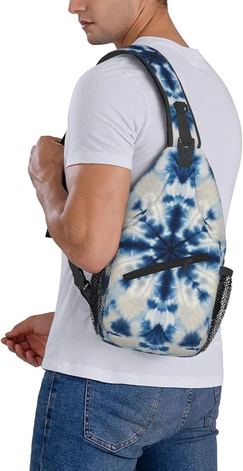 Watercolor Giraffe Texture Crossbody Bags Cross Chest Bag Adjustable Sling Backpack for Women Men