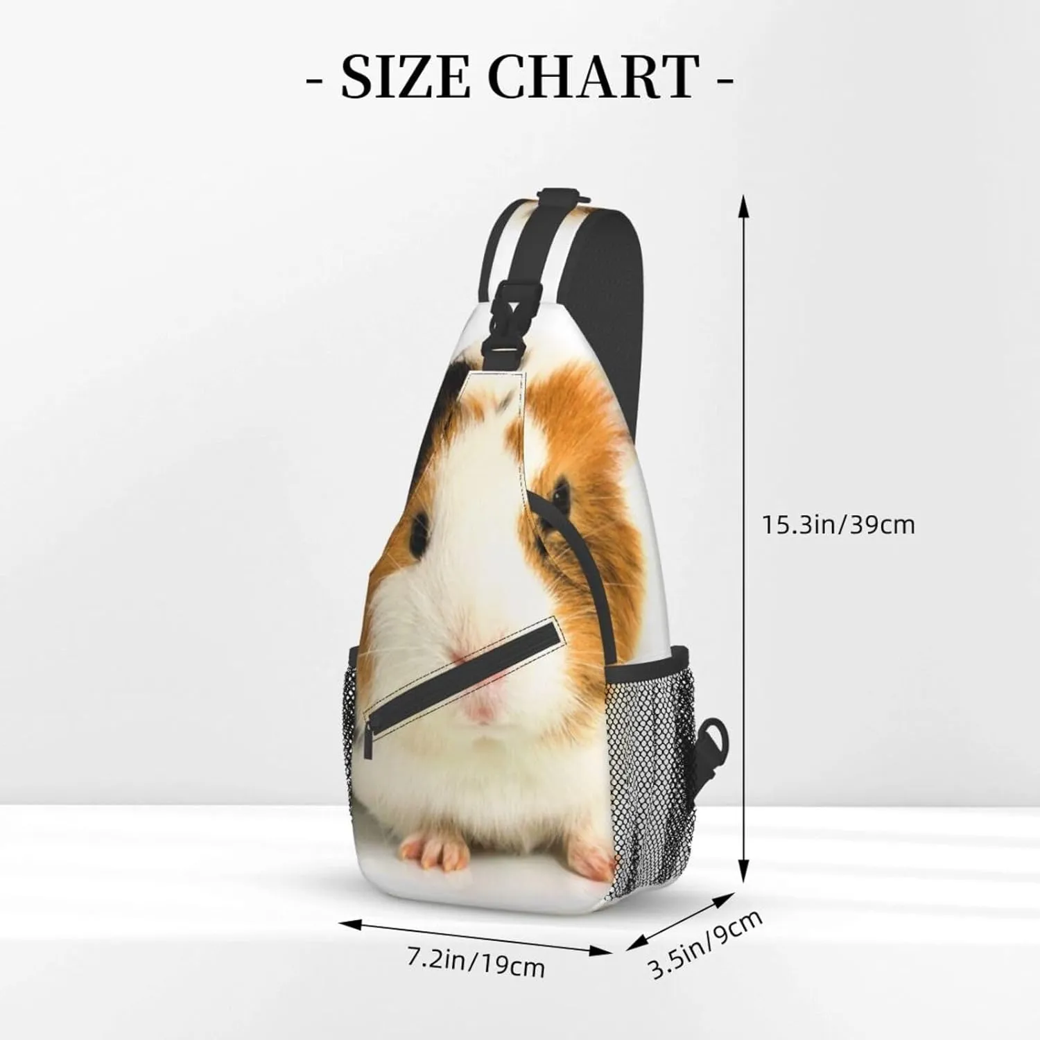 White Blue Daisy Cross Chest Bag Diagonally,Crossbody Backpack Travel Hiking Casual Chest Bags Lightweight Sling Bag