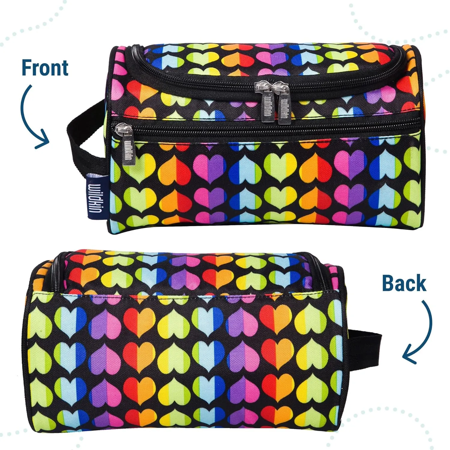 Wildkin Toiletry Bag for Boys and Girls, Ideal for School, Weekend, or Overnight Travel