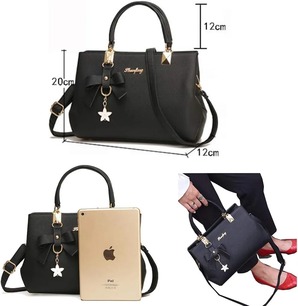 Women Bow handbag Ladies Purses Crossbody bag Satchel Shoulder Bags Top Handle Tote Bag