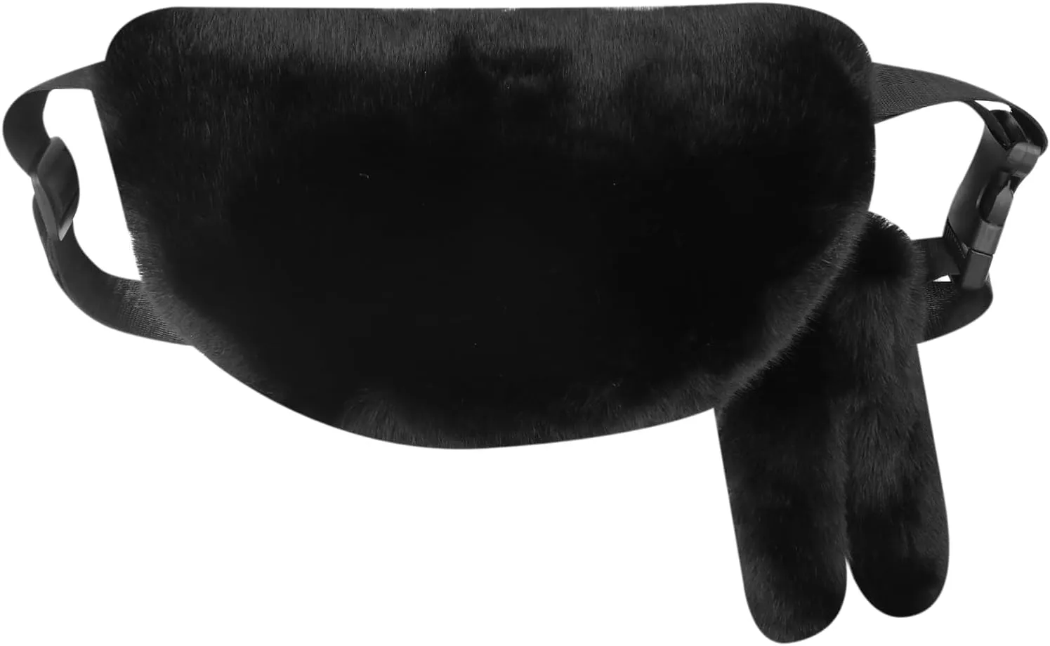 Women Girls Faux Fur Fanny Pack Fashion Plush Waist Pack Winter Belt Bum Bag Coin Phone Pouch Crossbody Chest Bag