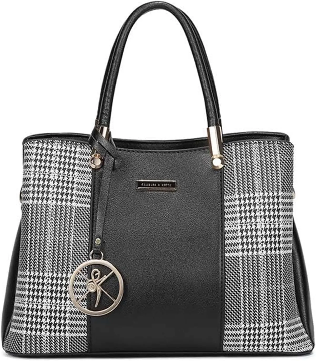 Women Leather Handbag, Elegant Top Handle Shoulder Tote Crossbody Bag, Chic Satchel Purse for Ladies, Multi-Functional Design for Daily Use
