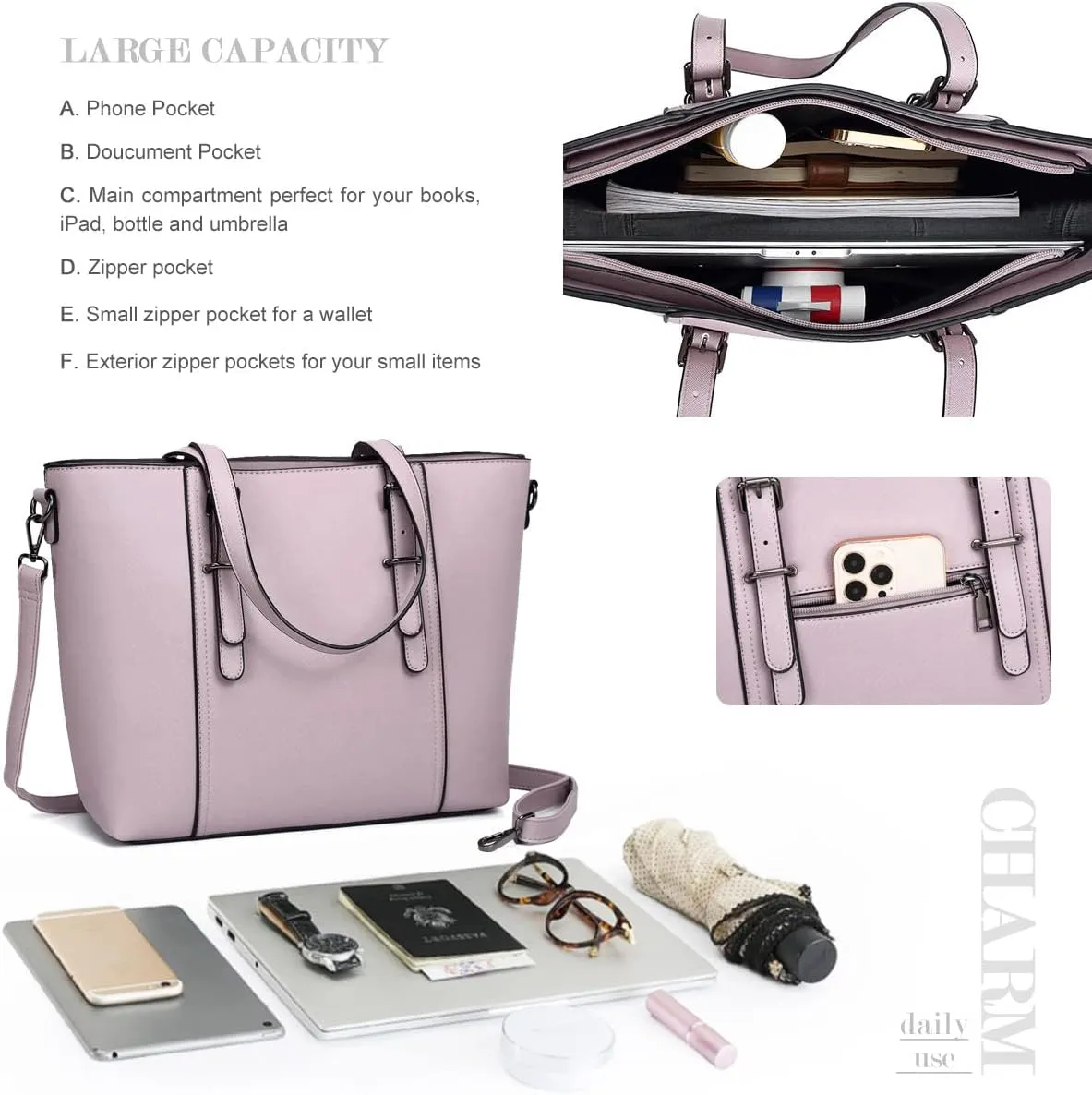 Women Purses and Handbags Tote Shoulder Bag Top Handle Satchel Bags for Ladies
