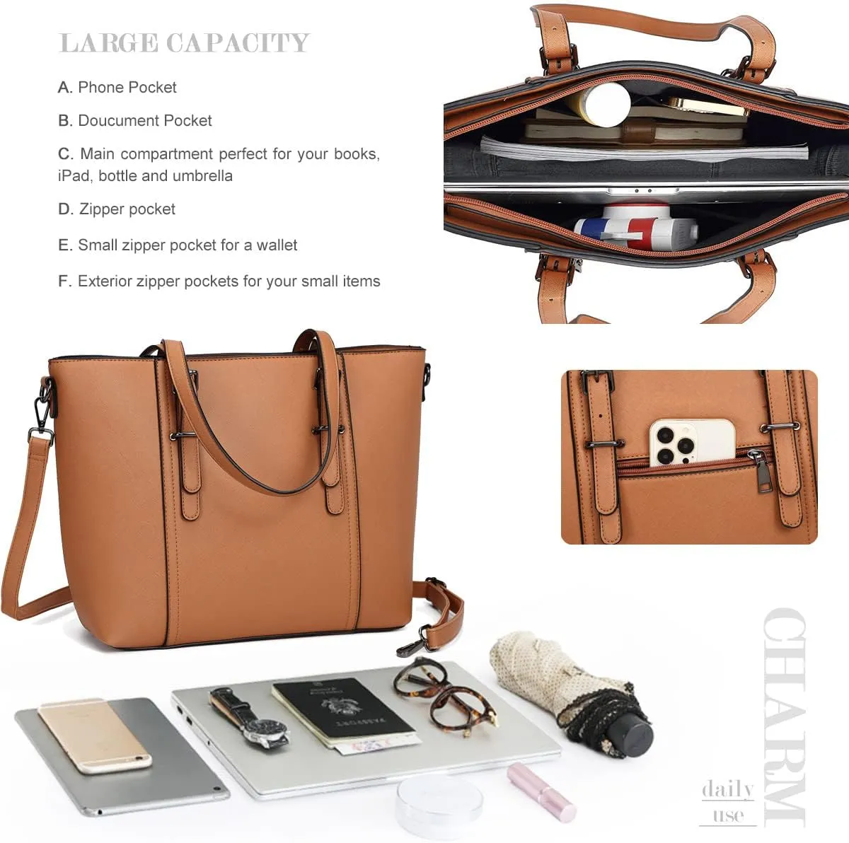 Women Purses and Handbags Tote Shoulder Bag Top Handle Satchel Bags for Ladies