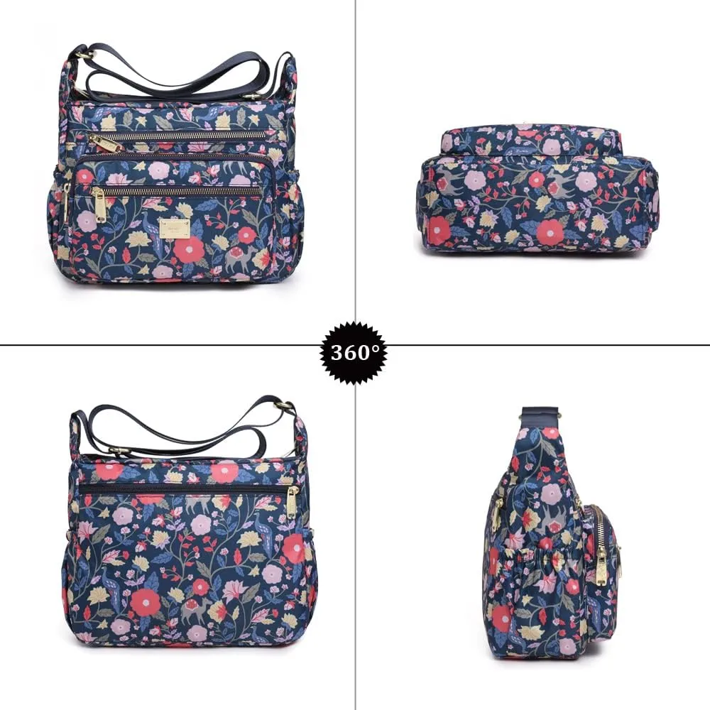 Women Shoulder Handbag Roomy Multiple Pockets Bag Ladies Crossbody Purse Tote Top Handle Satchel