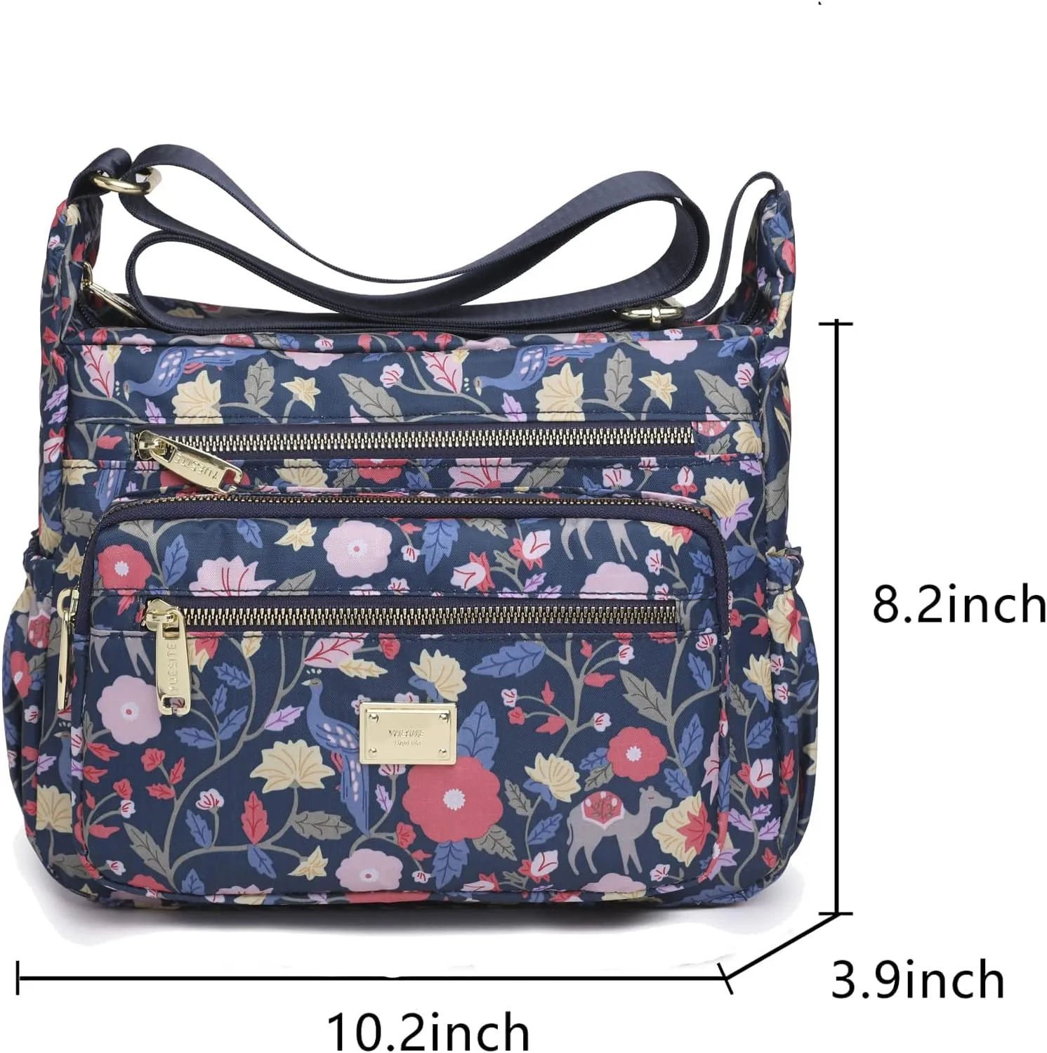 Women Shoulder Handbag Roomy Multiple Pockets Bag Ladies Crossbody Purse Tote Top Handle Satchel