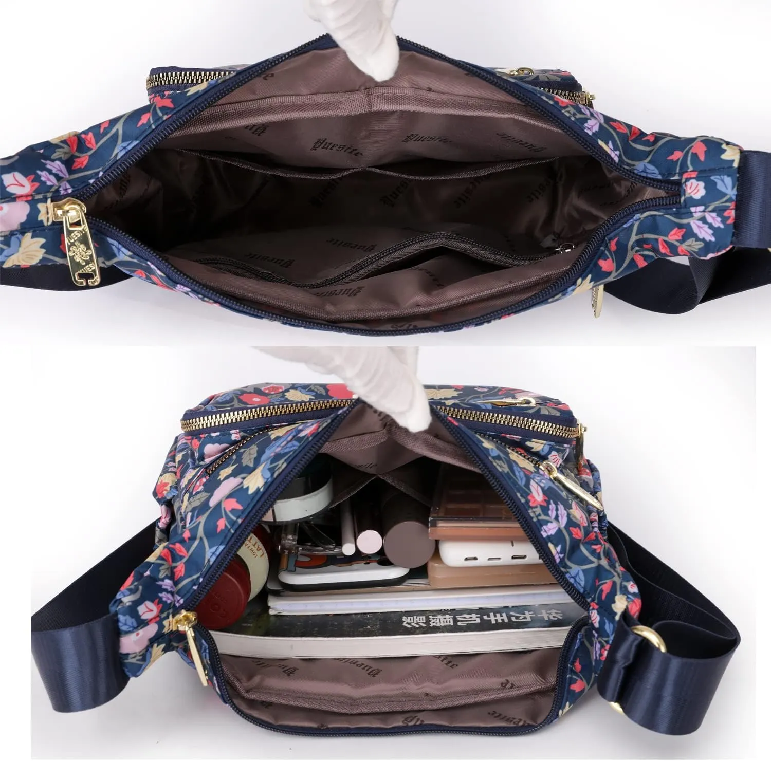 Women Shoulder Handbag Roomy Multiple Pockets Bag Ladies Crossbody Purse Tote Top Handle Satchel