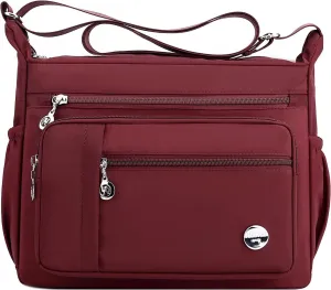 Women Shoulder Handbag Spacious Multi Pocket Bag Women Crossbody Fashion Handbag Top Handle Satchel