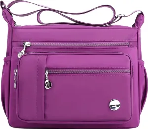 Women Shoulder Handbag Spacious Multi Pocket Bag Women Crossbody Fashion Handbag Top Handle Satchel