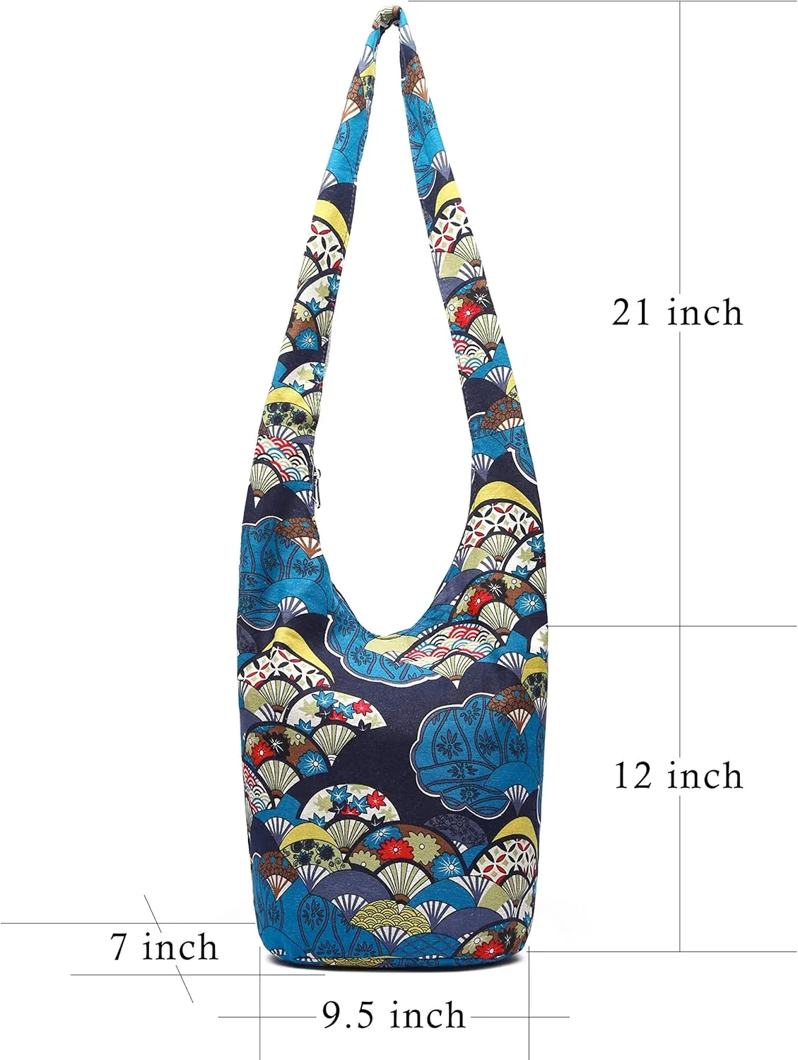 Women Shoulder Handbags Fashion canvas Hippie Crossbody Bags Bohemian Animal Prints Hobo Bags