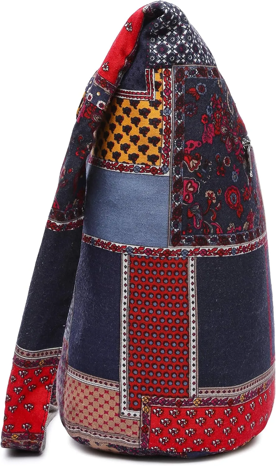 Women Shoulder Handbags Fashion canvas Hippie Crossbody Bags Bohemian Animal Prints Hobo Bags