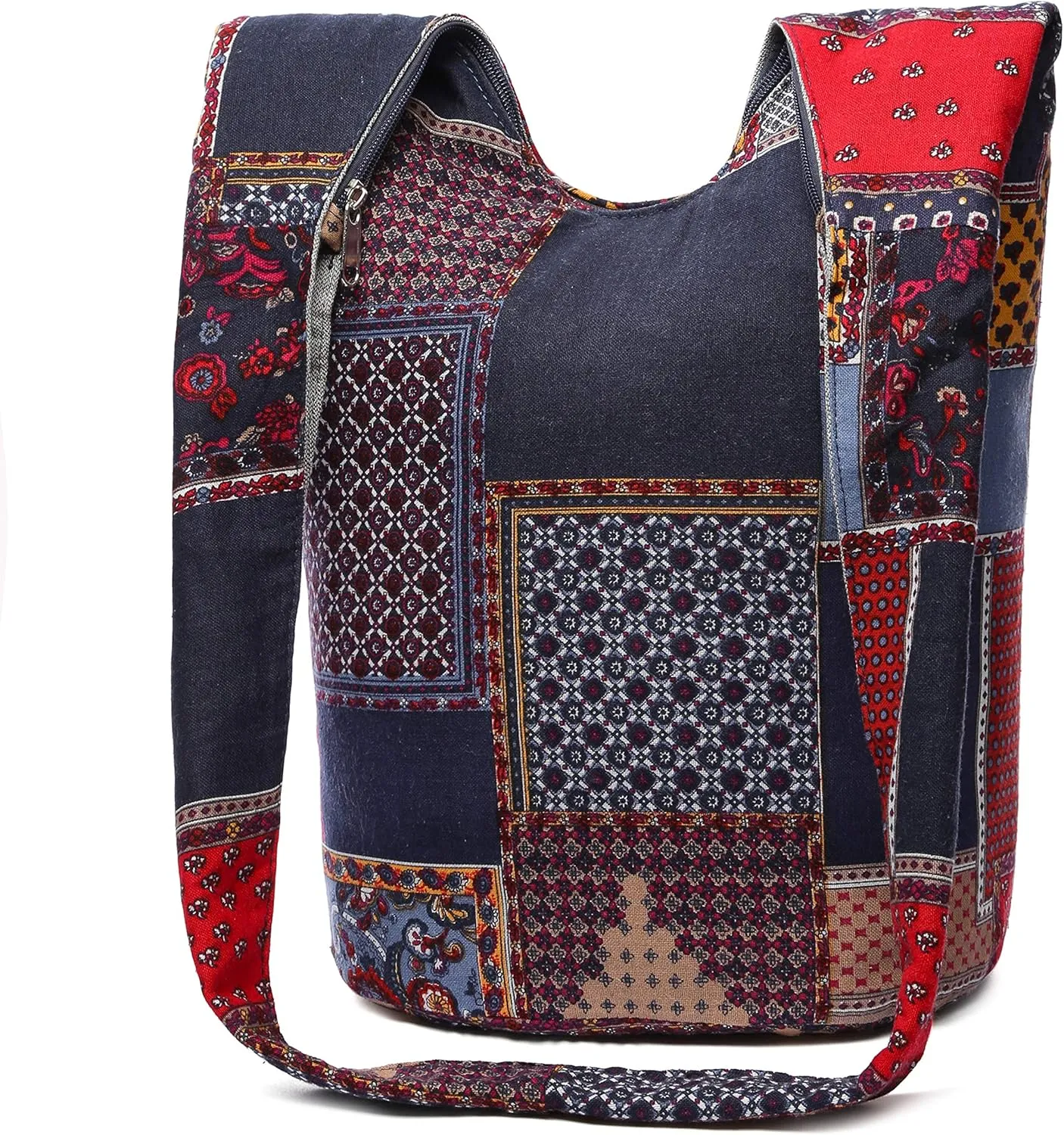 Women Shoulder Handbags Fashion canvas Hippie Crossbody Bags Bohemian Animal Prints Hobo Bags