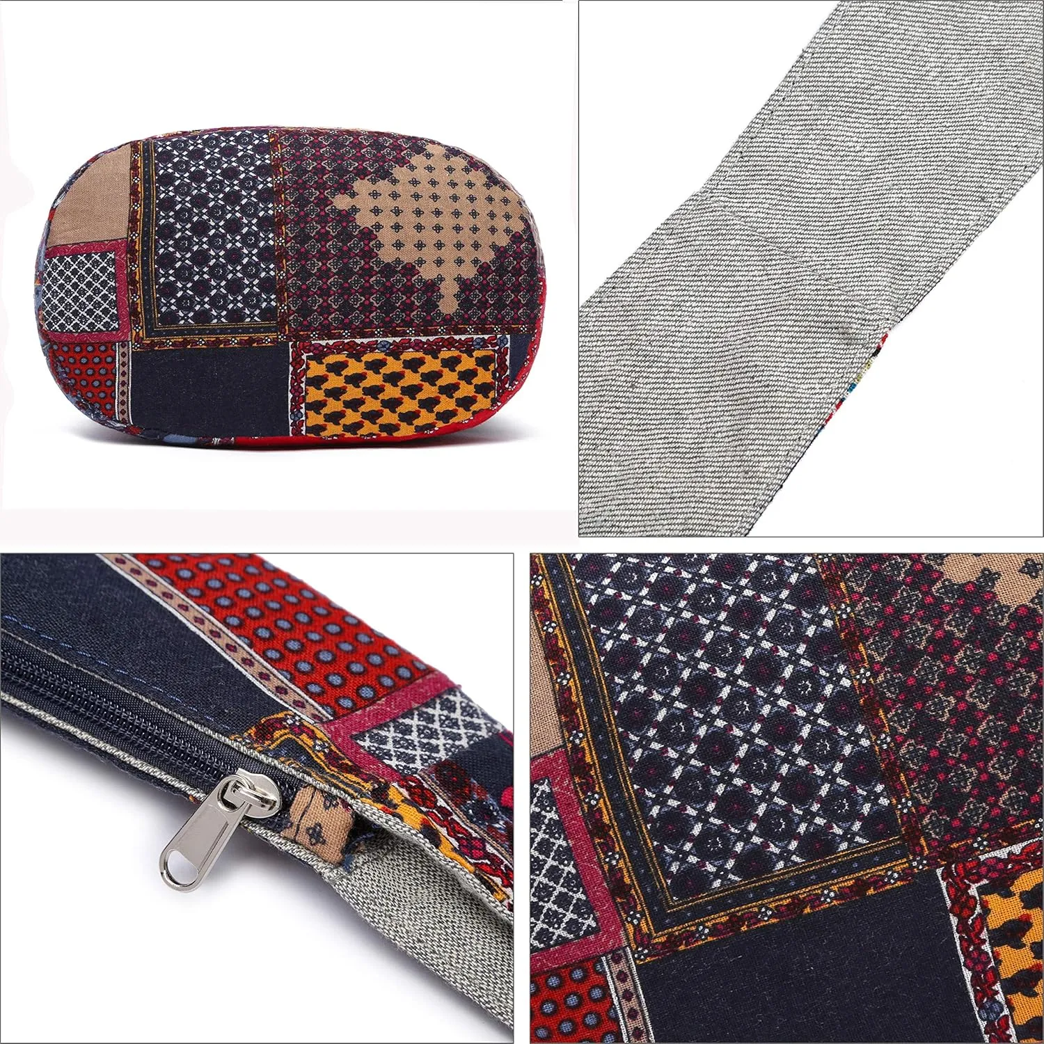 Women Shoulder Handbags Fashion canvas Hippie Crossbody Bags Bohemian Animal Prints Hobo Bags
