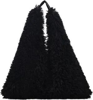 Women Soft Plush Shoulder Bag Fluffy Autumn Winter Handbag Closure Slouchy Hobo Bag Underarm Bag Shopping Trvavel B