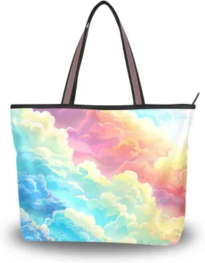 Women Tote Bag, Large Shoulder Hobo Bags Casual Handbags Big Capacity Shopping Work Bag for Vacation, 5