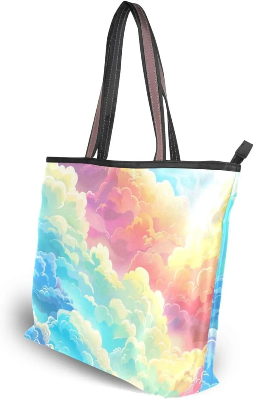 Women Tote Bag, Large Shoulder Hobo Bags Casual Handbags Big Capacity Shopping Work Bag for Vacation, 5