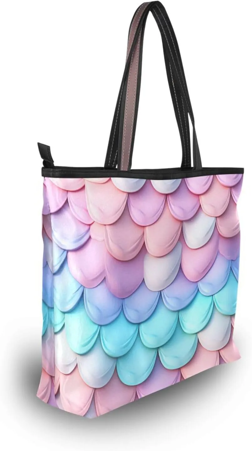 Women Tote Bag, Large Shoulder Hobo Bags Casual Handbags Big Capacity Shopping Work Bag for Vacation, 6
