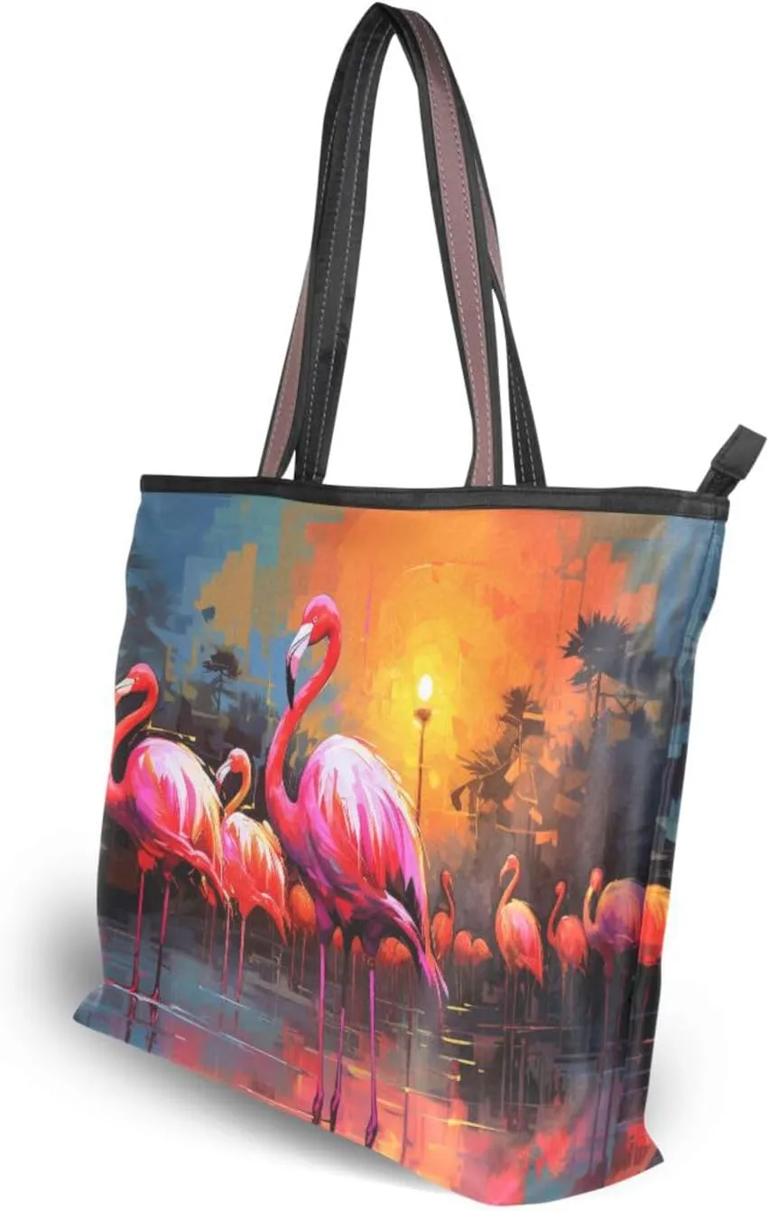 Women Tote Bag, Large Shoulder Hobo Bags Casual Handbags Big Capacity Shopping Work Bag for Vacation, 6
