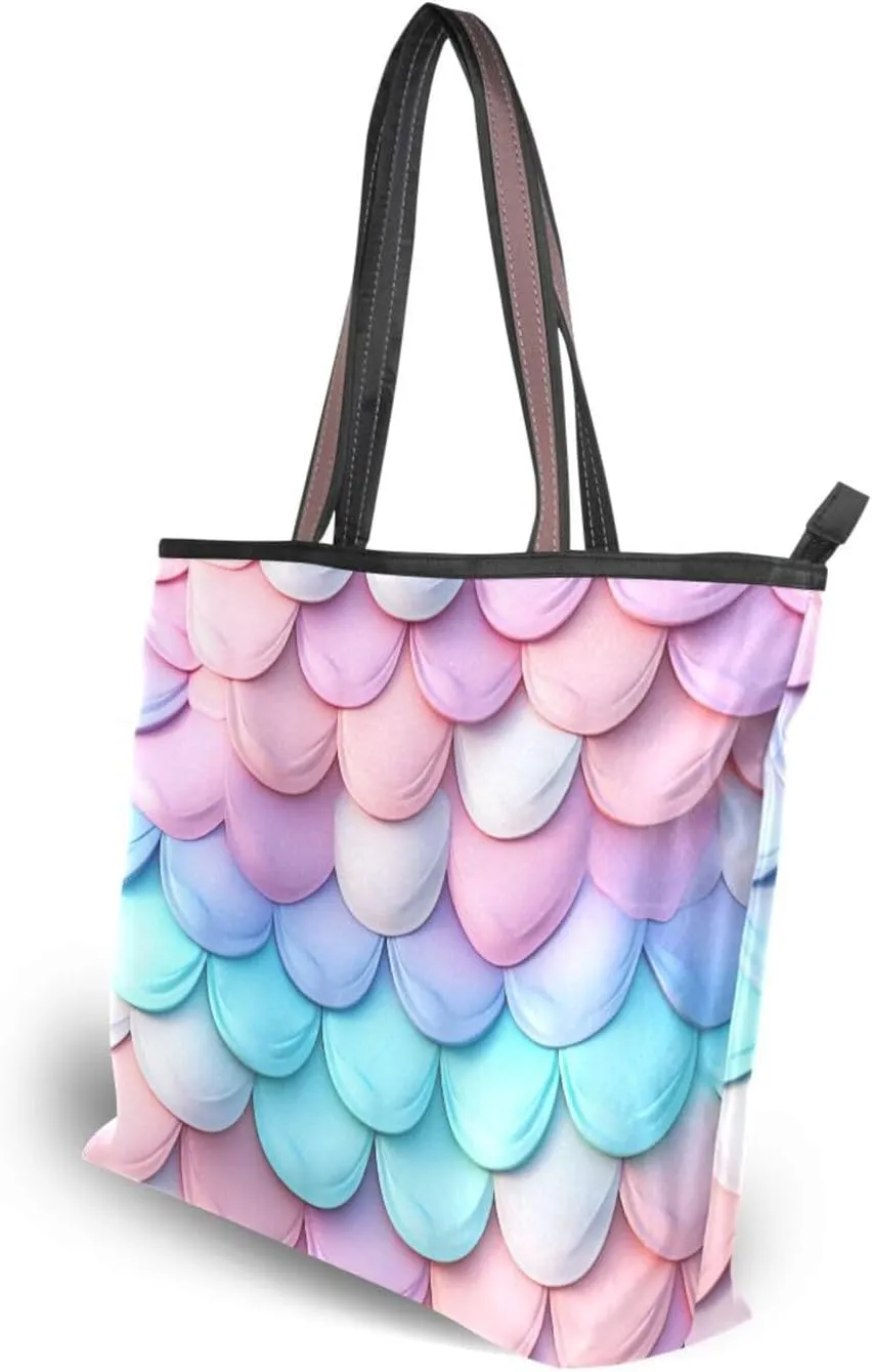 Women Tote Bag, Large Shoulder Hobo Bags Casual Handbags Big Capacity Shopping Work Bag for Vacation, 6