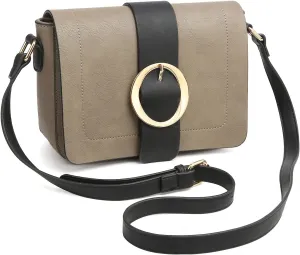 Women Vegan Leather Crossbody Shoulder Bags Fashion Purses Structured Messenger Bags