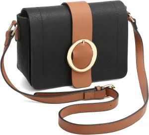 Women Vegan Leather Crossbody Shoulder Bags Fashion Purses Structured Messenger Bags