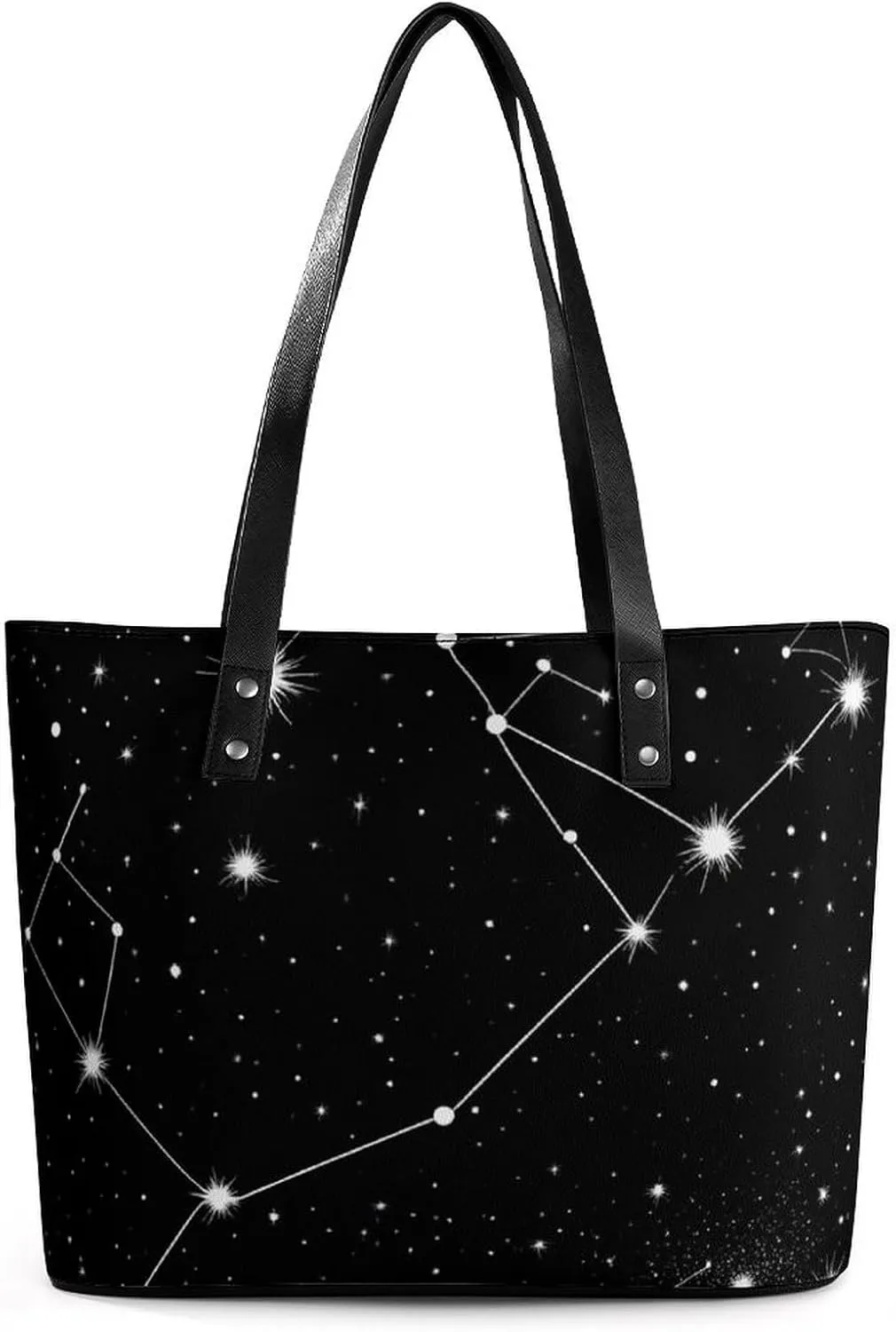 Women's Fashion Tote Bag, Large Capacity Lightweight Handbag, Shopping Bags with Compartment