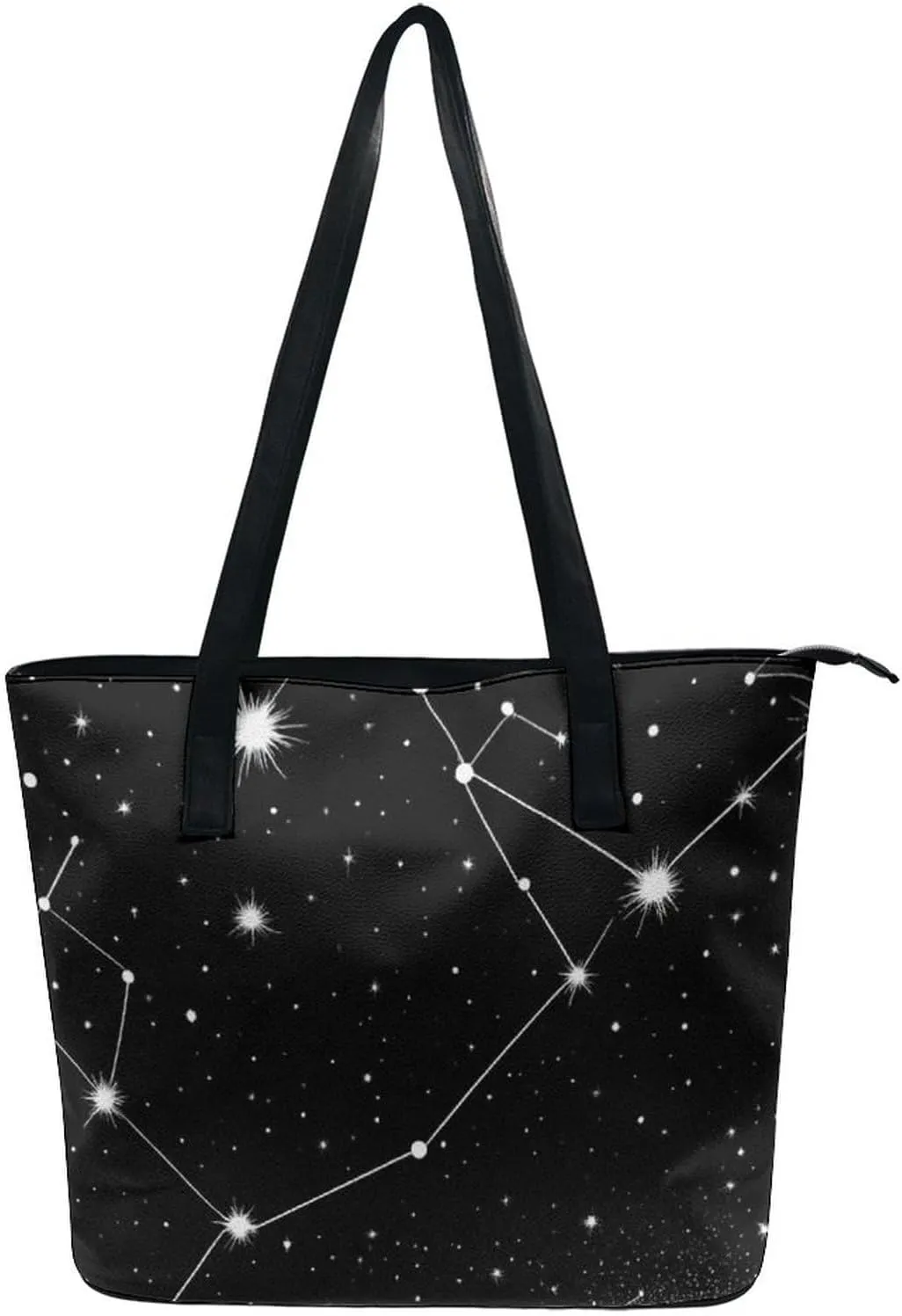 Women's Fashion Tote Bag, Large Capacity Lightweight Handbag, Shopping Bags with Compartment