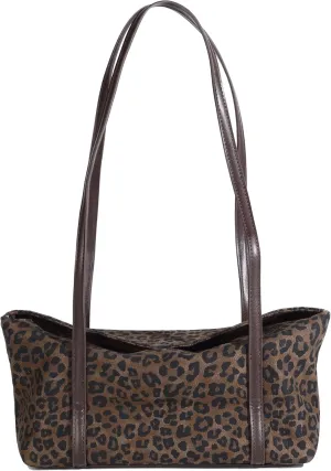 Women's Faux Suede Slouchy East West Le Teckel Hobo Tote Shoulder Bag